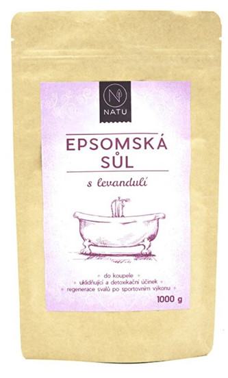 Natu Epsomská sůl s levandulí 1000 g