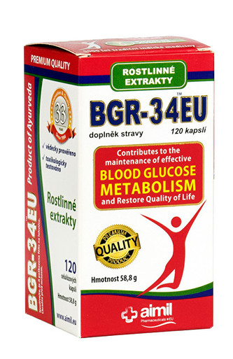 Aimil Power of Ayurveda BGR-34EU 120 kapslí