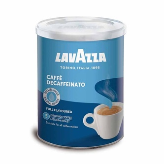 Lavazza Caffè Decaffeinato (bez kofeinu) - mletá káva, dóza, 250 g Lavazza Caffè Decaffeinato (bez kofeinu) - mletá káva, dóza, 250 g