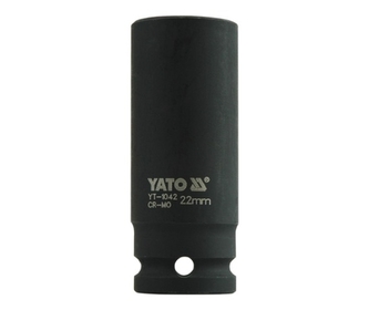 Nástavec 1/2\" rázový šestihranný hluboký 22 mm CrMo