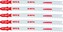 List pilový do přímočaré pily 130 mm UNI TPI10-5 5 ks Bi-Metal