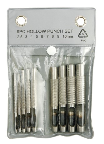 Sada průbojníků na kůži 9 ks Sada průbojníků na kůži 9 ks