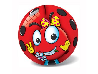 Míč beruška - 23 cm