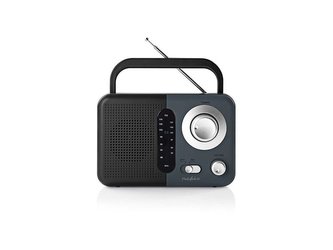 Rádio NEDIS RDFM1300GY BLACK/GREY