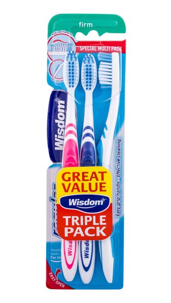 Wisdom Regular Plus Zubní kartáček Firm 3 ks unisex