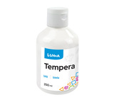 Barvy temperové LUMA 250ml bílá