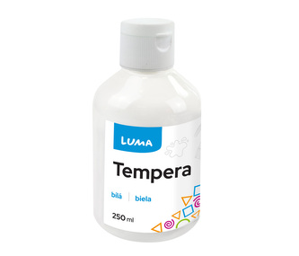 Barvy temperové LUMA 250ml bílá Barvy temperové LUMA 250ml bílá