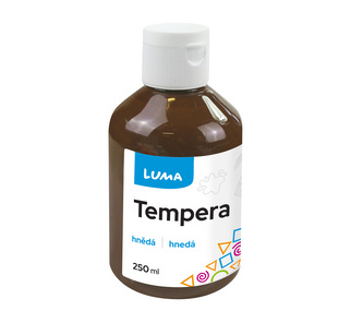 Barvy temperové LUMA 250ml hnědá Barvy temperové LUMA 250ml hnědá