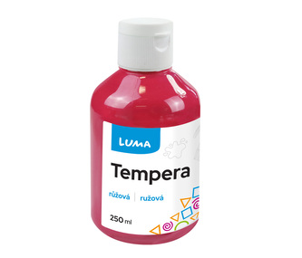 Barvy temperové LUMA 250ml růžová Barvy temperové LUMA 250ml růžová