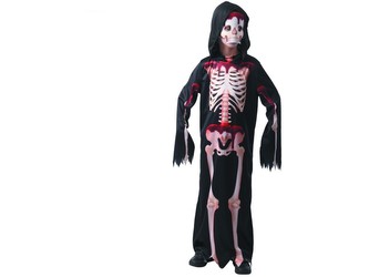 Šaty na karneval - kostra,  130 - 140 cm