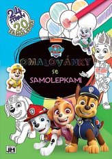 Omalovánky se samolepkami - Tlapková patrola
