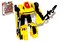 Transformer auto/robot plast 15cm s doplňky 4 druhy v krabici 23x25x5cm