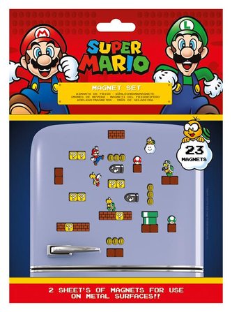 Sada magnetek Super Mario 23 ks Sada magnetek Super Mario 23 ks