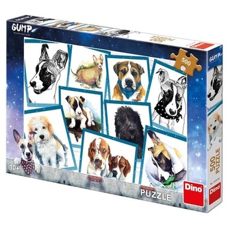 Puzzle 500 Pes Gump