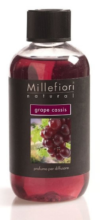 Millefiori Natural Náplň pro difuzér 250ml - Grape Cassis