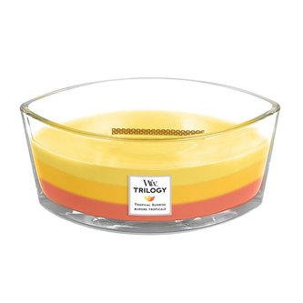 WoodWick svíčka Trilogy loď - Tropical Sunrise