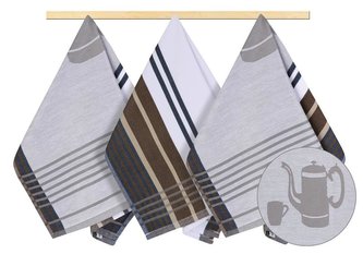 Kuchyňské utěrky - šedá konvička - 50x70 cm