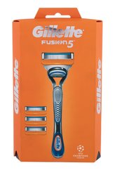 Gillette Fusion 5 holicí strojek s jednou hlavicí 1 ks + náhradní hlavice 3 ks