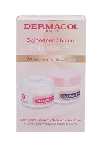 Dermacol Collagen+ denní pleťová péče Collagen+ Rejuvenating SPF10 50 ml + noční pleťová péče Collagen+ Rejuvenating 50 ml