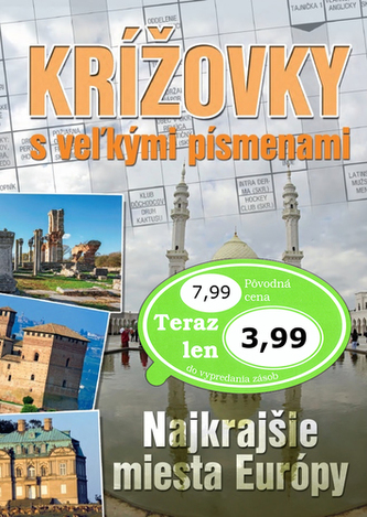 Krížovky s veľkými písmenami Najkrajšie miesta Európy