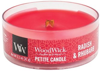 WoodWick Petite Candle Radish and Rhubarb 31g