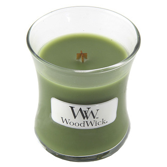 WoodWick oválná váza Evergreen 85g