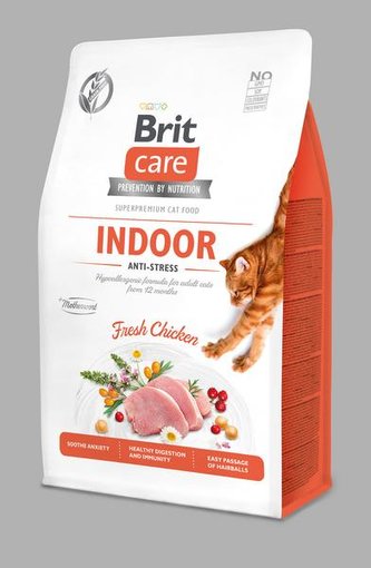 Brit Care Cat Grain-Free Indoor Anti-stress 0,4kg Brit Care Cat Grain-Free Indoor Anti-stress 0,4kg