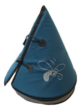 Teepee HUHU modra seda 50cm