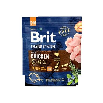 Brit Premium by Nature Senior S+M 1kg