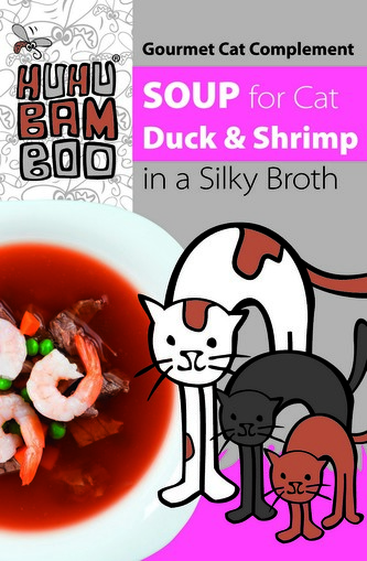 HUHU CAT polevka kachna+krevety 40g