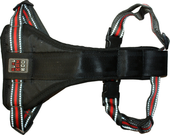 Postr.HUHU bezp. do auta sedivy M