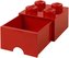 LEGO úložný box 4 s šuplíkem Red