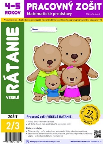 Veselé rátanie - Pracovný zošit 4-5 rokov Veselé rátanie - Pracovný zošit 4-5 rokov