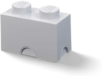 LEGO úložný box 2 Medium Stone Grey