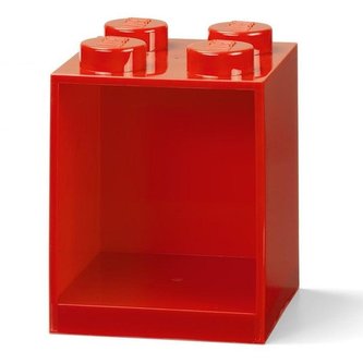 LEGO Brick 4 závěsná police Red