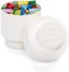 LEGO úložný box kulatý 123 x 183 mm White