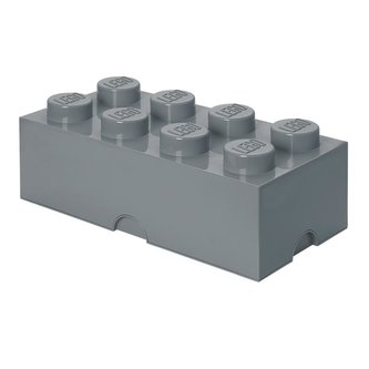 LEGO úložný box 8 Dark Grey