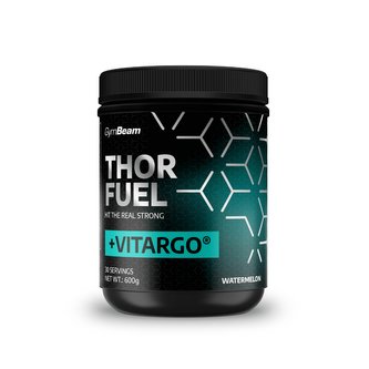 Předtréninkový stimulant Thor Fuel + Vitargo 600 g - GymBeam - mango marakuja
