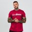 Tričko Body and Mind Cardinal Red - GymBeam - Velikost XL