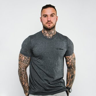 Tričko Basic Dark Grey - GymBeam - Velikost S