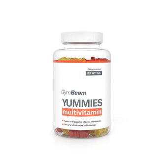 Multivitamin Yummies - GymBeam - orange lemon cherry