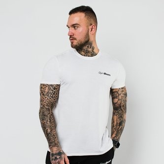 Tričko Basic White - GymBeam - Velikost XL