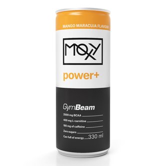 Moxy Power+ Energy Drink 330 ml - GymBeam - mango marakuja
