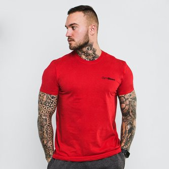 Tričko Basic Cherry Red - GymBeam - Velikost XXL