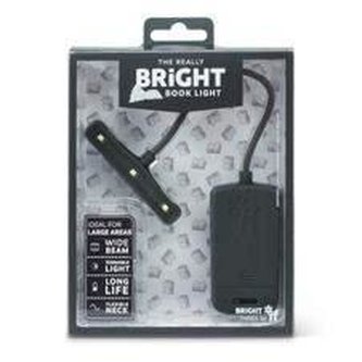 Lampička Bright book light šedé