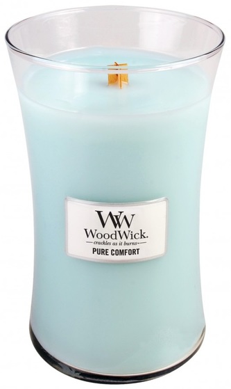 WoodWick oválná váza Pure Comfort 609,5g