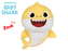 Baby Shark Spandex 20cm plyšový na baterie se zvukem žlutý 0m+