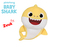 Baby Shark 17cm plyšový na baterie se zvukem žlutý 0m+ v sáčku