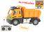 R/C auto stavební sklápěčka 12,5cm 1:64 plná funkce na baterie se světlem 27MHz v krabičce