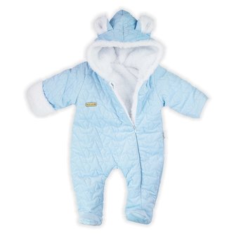 Zimní kojenecký overal Nicol Kids Winter modrý - velikost 62 (3-6m)